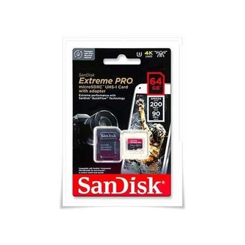 SanDisk Extreme PRO microSDXC 64GB (SDSQXCU-064G-GN6MA)