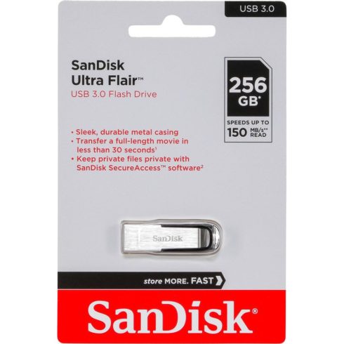 SanDisk Cruzer Ultra Flair 256GB USB 3.0 150MB/s SDCZ73-256G-G46